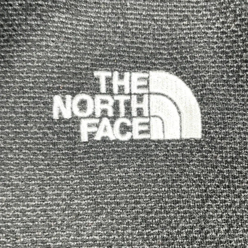 The North Face Fleece Sweater Mens L Black 1/4 Zip Textured Mid Layer Pullover